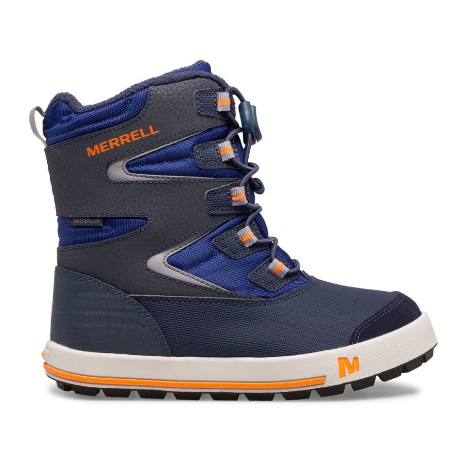Banc à Neige Big Kid 3.0 Botte Marine Cobalt Orange Merrell