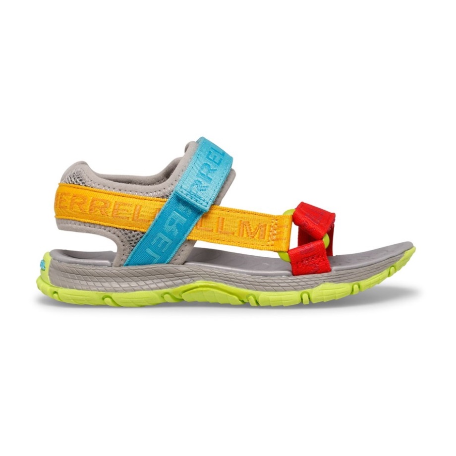 Sandale Web Kahuna Pour Petit Enfant Logo Gris Multi Merrell