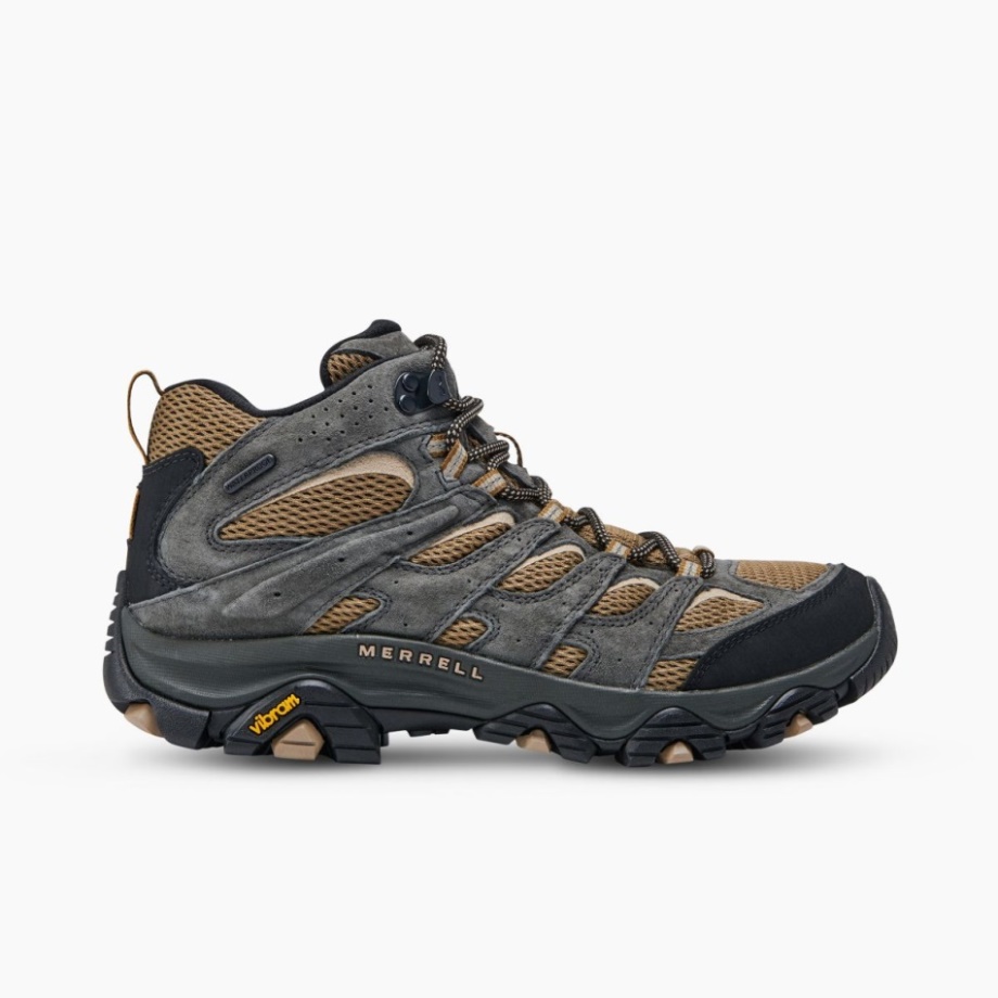 Moab 3 Mid Imperméable Merrell Butternut Beluga Homme
