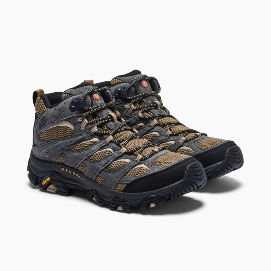 Moab 3 Mid Imperméable Merrell Butternut Beluga Homme
