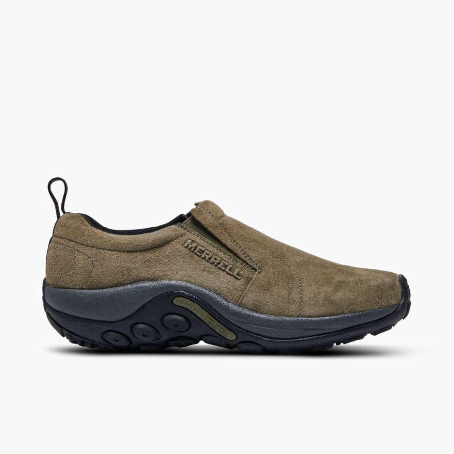 Mocassins Jungle Merrell Olive Poussiéreux Pour Hommes