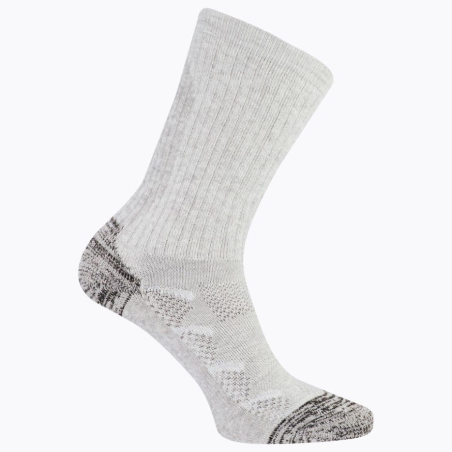 Chaussettes Moab Crew Merrell Gris Chiné Pour Grand Enfant