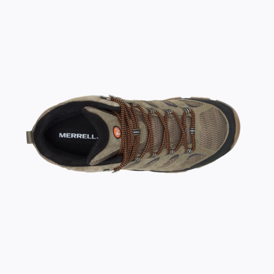 Merrell Moab 3 Mid Imperméable Olive Gum Pour Hommes
