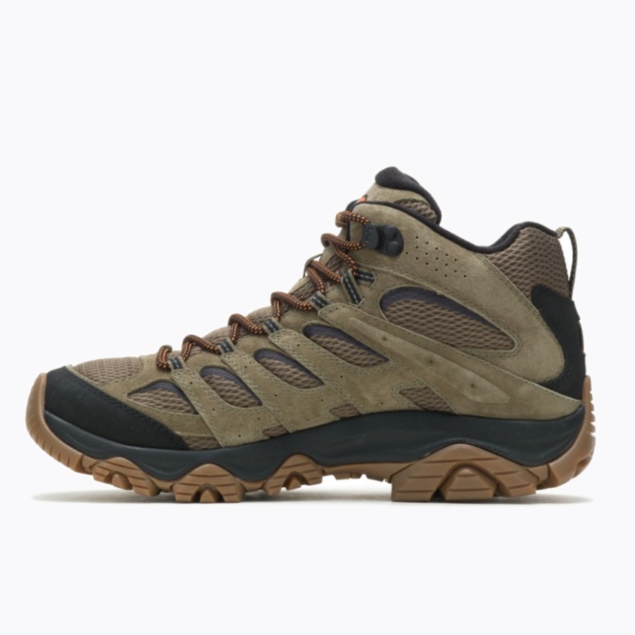 Merrell Moab 3 Mid Imperméable Olive Gum Pour Hommes
