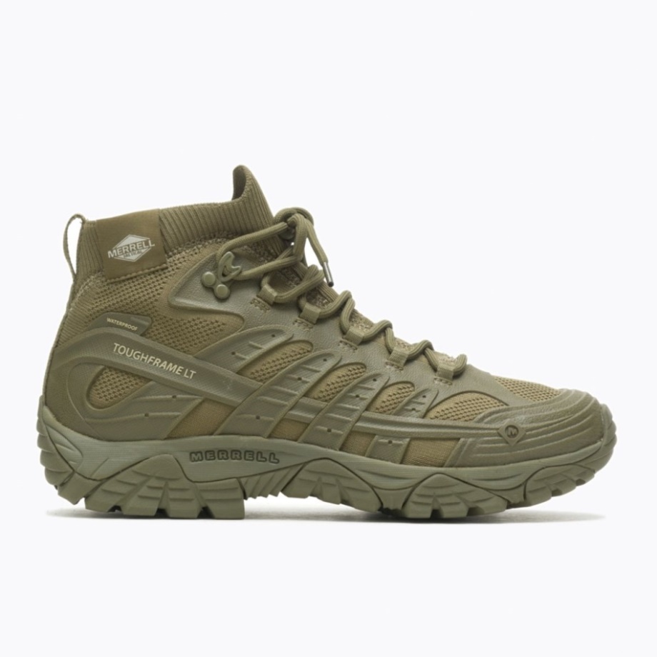 Merrell Olive Moab Velocity Tactical Mid Imperméable Pour Homme