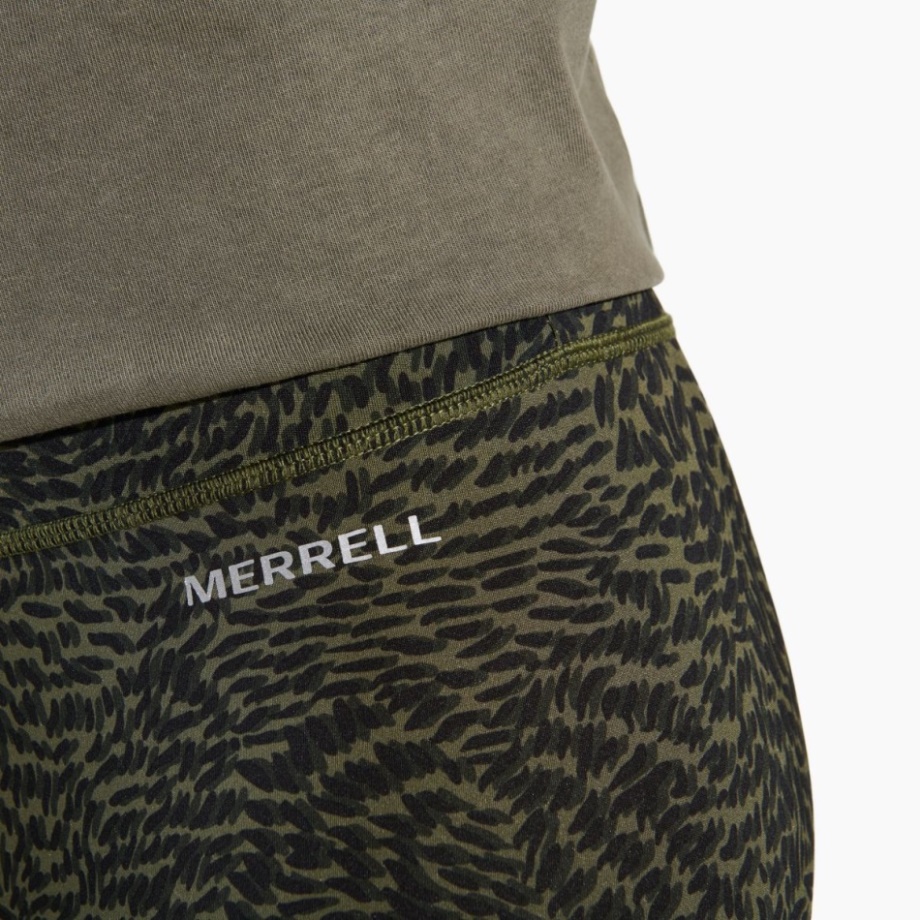 Collant Ever Move Merrell Pour Femme Imprimé Mini Camouflage Olive Poussiéreuse
