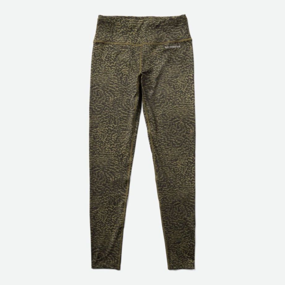 Collant Ever Move Merrell Pour Femme Imprimé Mini Camouflage Olive Poussiéreuse
