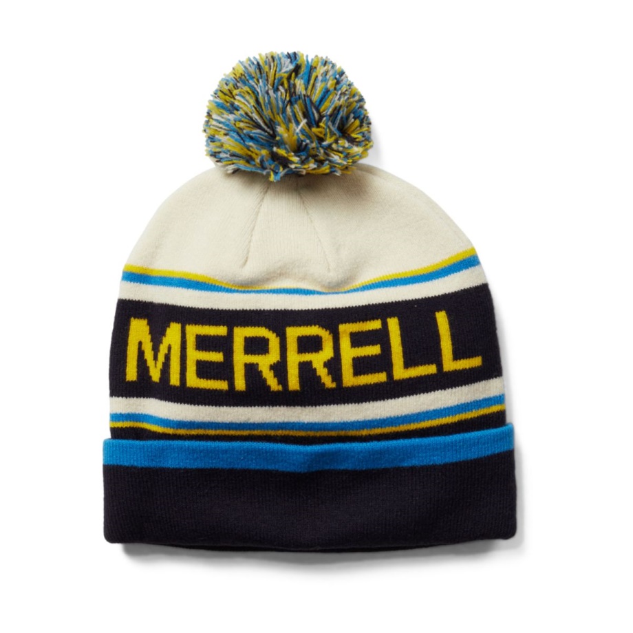 Bonnet à Pompon Merrell College Marine-craie