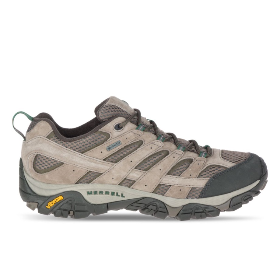 Merrell Moab 2 Cuir Gore-tex Boulder Pour Hommes
