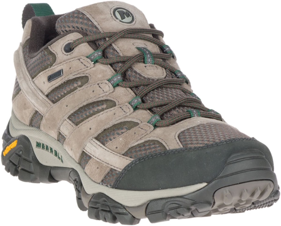 Merrell Moab 2 Cuir Gore-tex Boulder Pour Hommes
