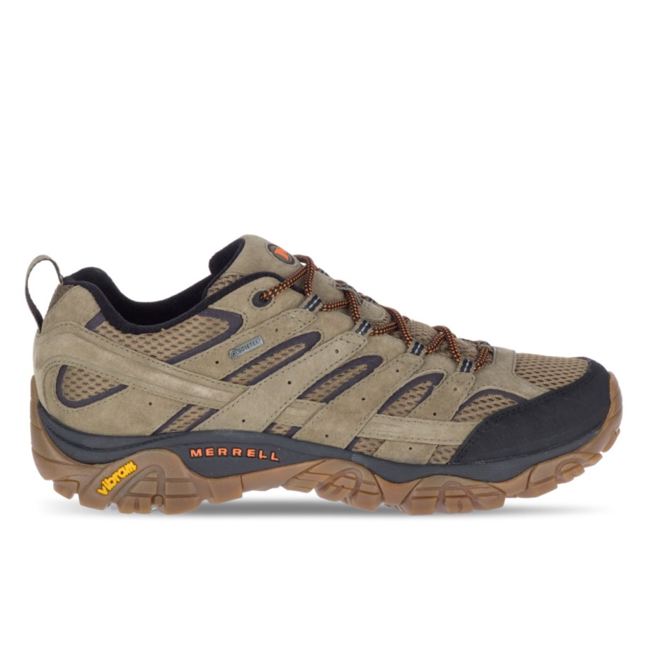 Merrell Moab 2 Cuir Gore-tex Olive Pour Homme
