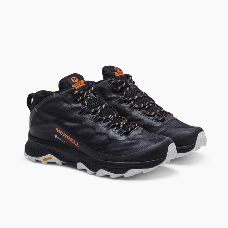 Merrell Moab Speed Mid Gore-tex Noir Pour Homme

