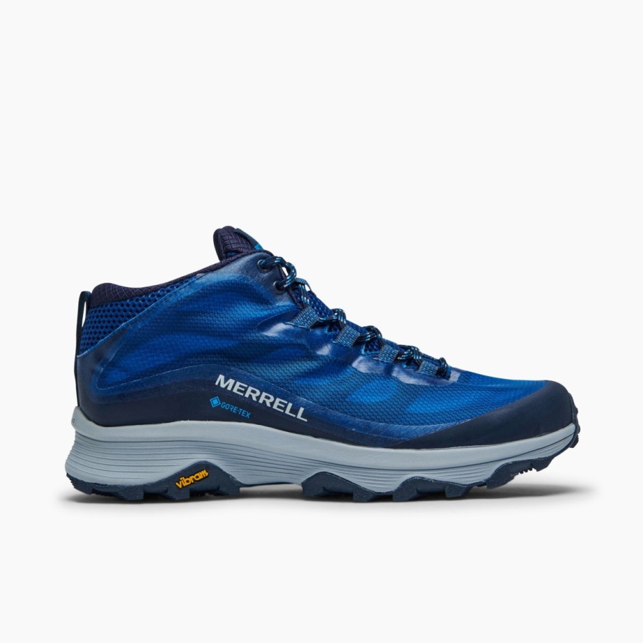 Merrell Moab Speed Mid Gore-tex Marine Pour Homme
