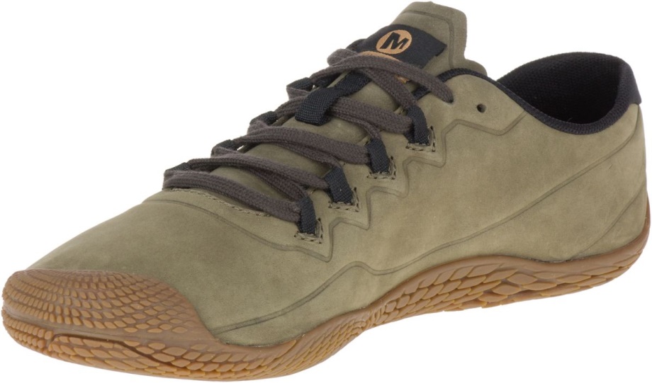 Merrell Vapor Gant 3 Luna Cuir Olive Poussiéreux Pour Hommes
