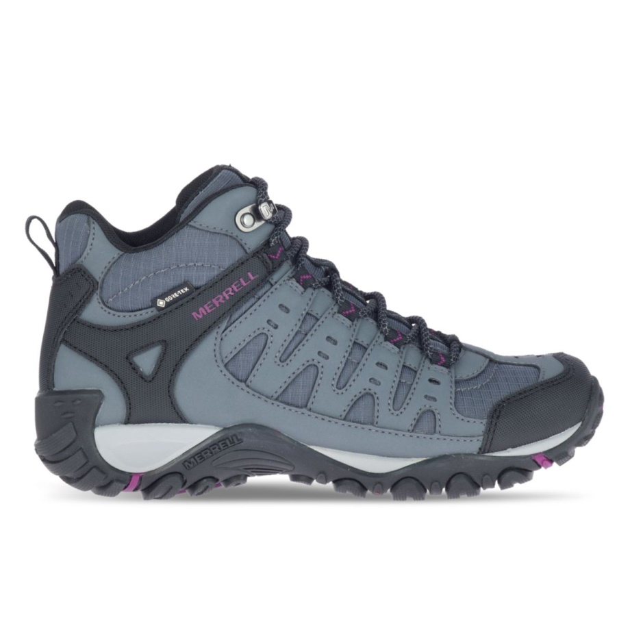 Merrell Accentor Sport Mid Gore-tex Monument-mulberry Pour Femme