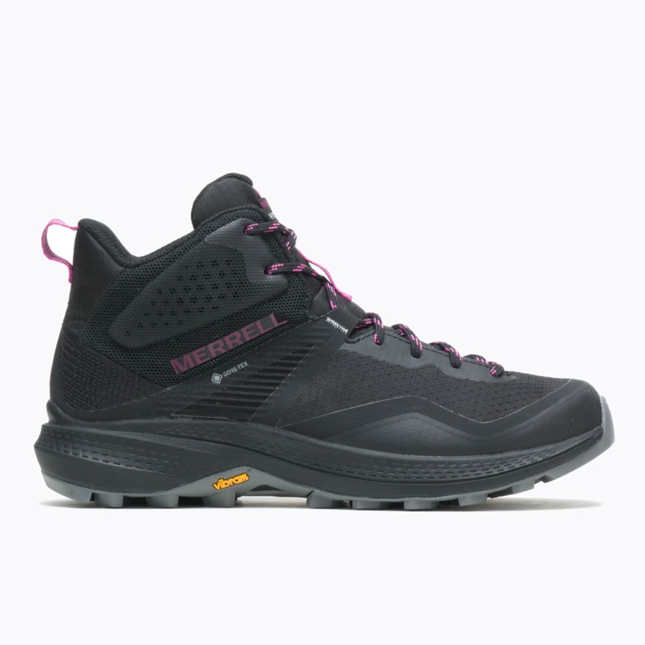 Merrell Mqm 3 Mid Gore-tex Femme Noir-fuchsia