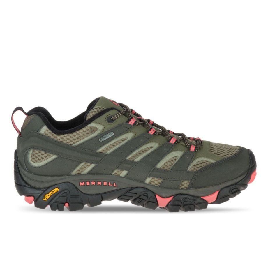 Merrell Moab 2 Gore-tex Beluga-olive Pour Femme